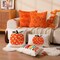 illow Covers 18x18 inch Set of 2 Orange Pumpkin Throw Pillow for Farmhouse